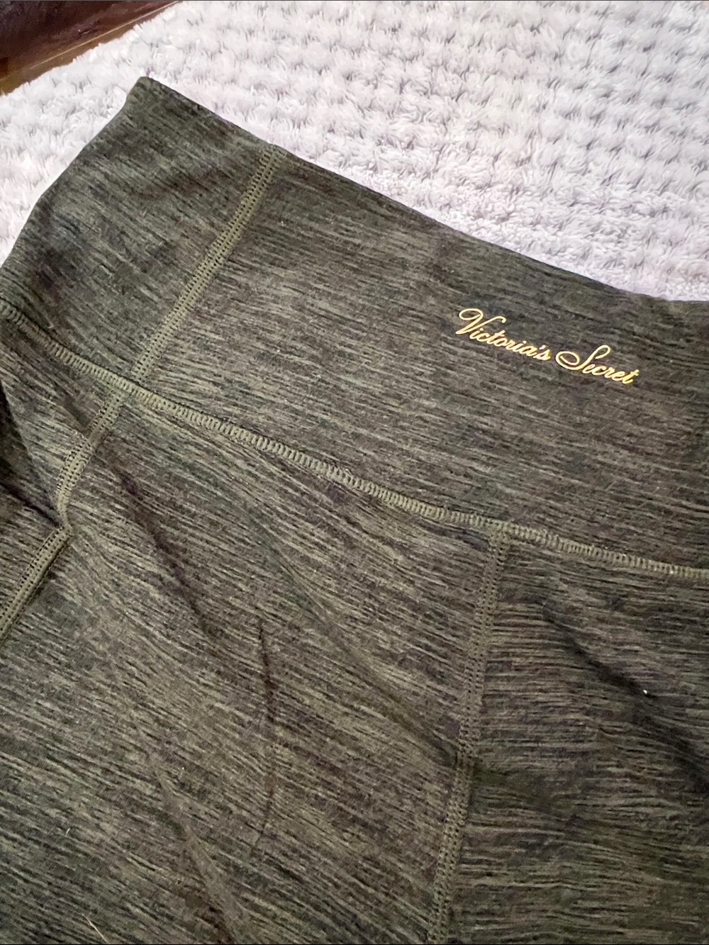 Victoria's Secret Olive Heather High-Waist Super Soft Leggings